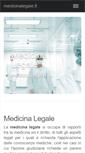 Mobile Screenshot of medicinalegale.it